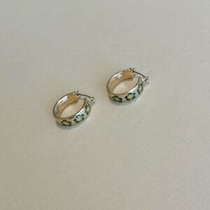 Boho flower earrings M958